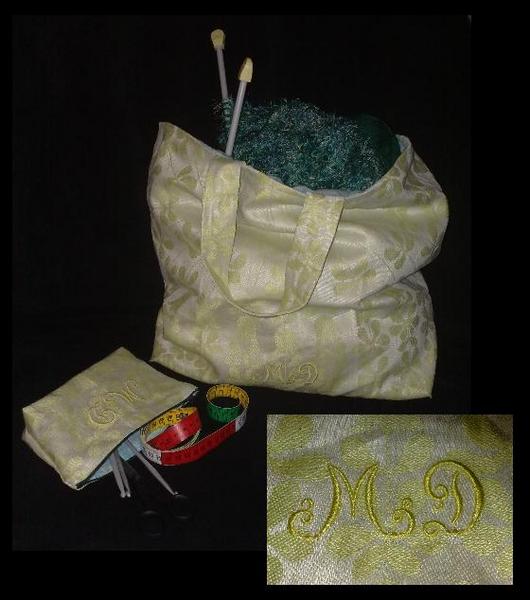 Väska med monogram