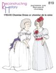 Mönster - 1783-93 Chemise de la reine